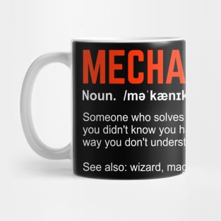 Car Diesel Mechanic Definition Gift Mug